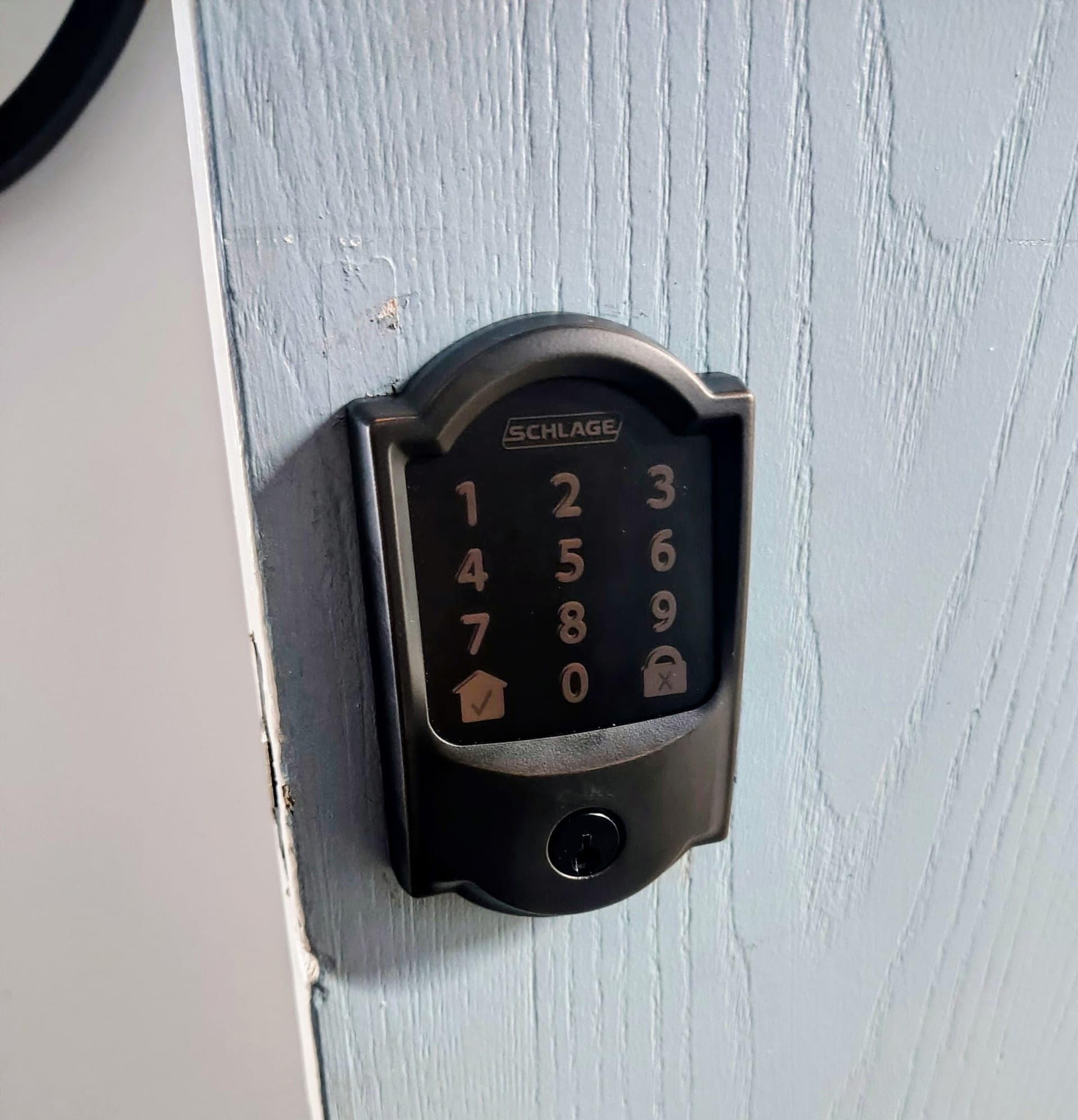 Schlage smart lock installation by Petrone Locksmith